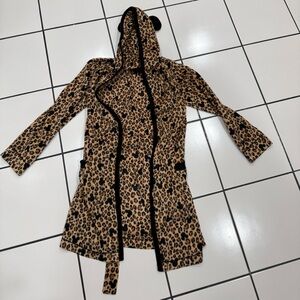 Disney Lux - Leopard Print Mickey  Women's Robe s/m